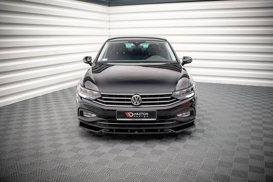 Front Ansatz V.2 für Volkswagen Passat B8 Facelift Carbon Look