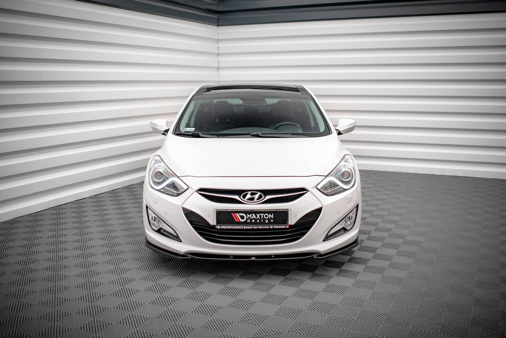 Front Ansatz für Hyundai I40 Mk1 schwarz matt