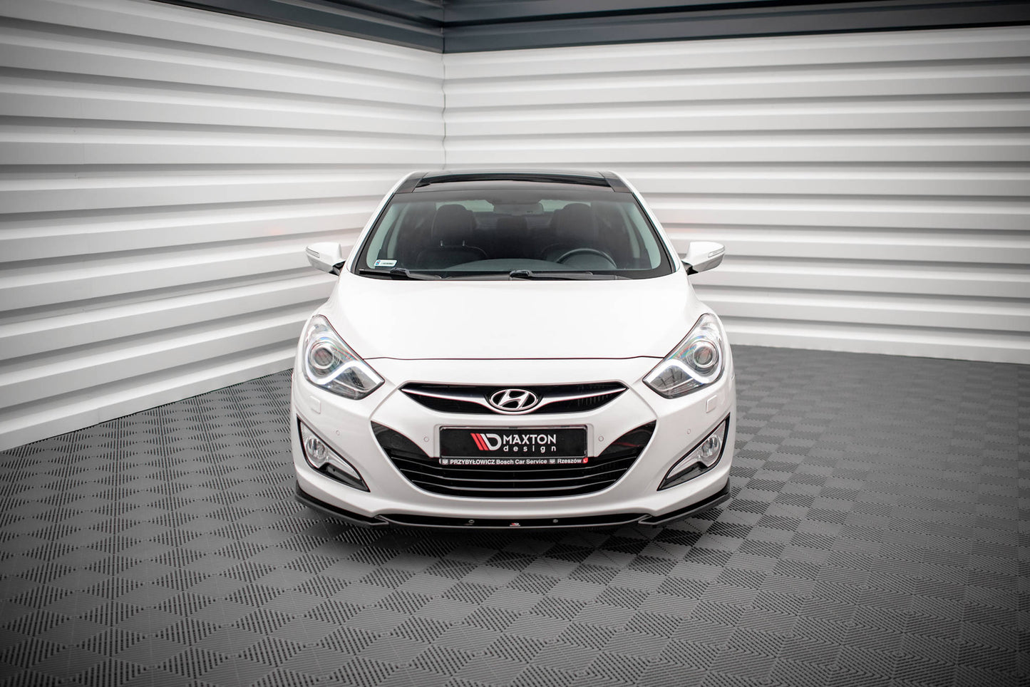 Front Ansatz für Hyundai I40 Mk1 Carbon Look