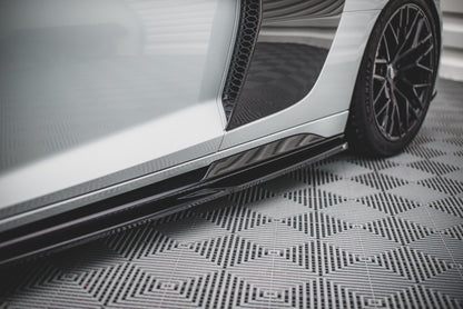 Seitenschweller Ansatz für Audi R8 Mk2 Facelift Carbon Look