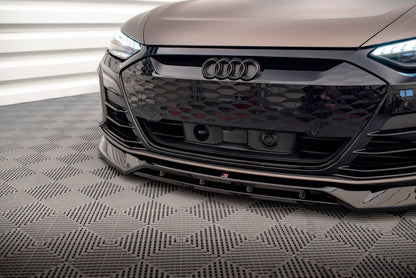 Front Ansatz V.3 für Audi e-Tron GT / RS GT Mk1 schwarz matt