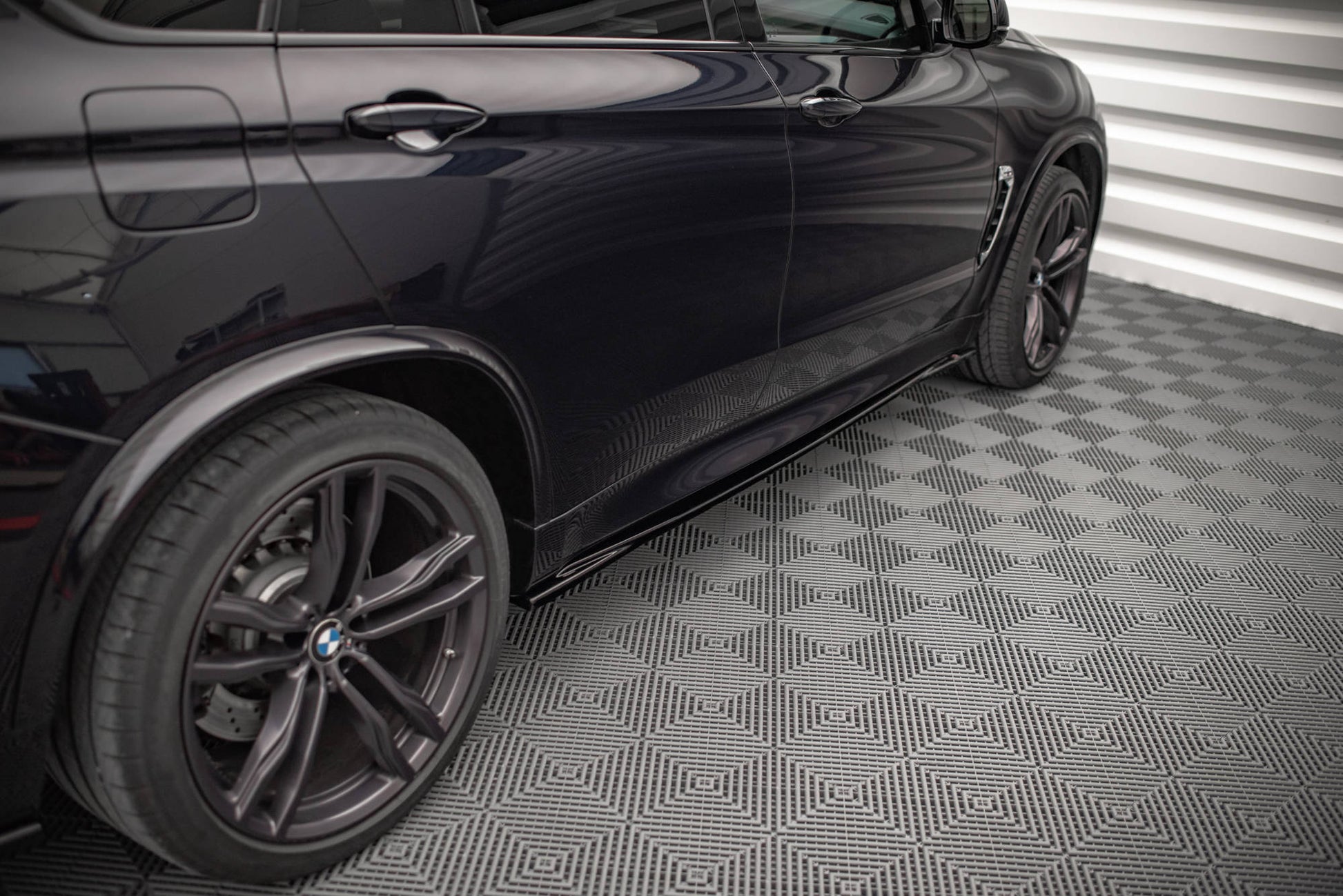 Seitenschweller Ansatz für BMW X5 M F15 Carbon Look