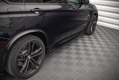 Seitenschweller Ansatz für BMW X5 M F15 schwarz Hochglanz