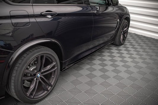 Seitenschweller Ansatz für BMW X5 M F15 schwarz Hochglanz