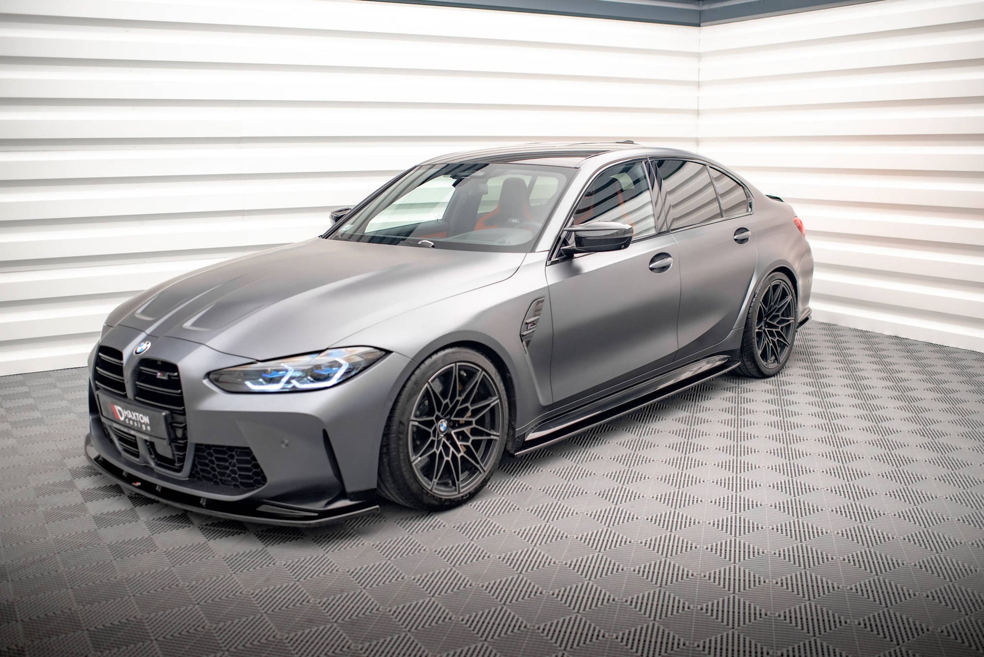 Seitenschweller Ansatz für V.1 für BMW M3 G80 Carbon Look