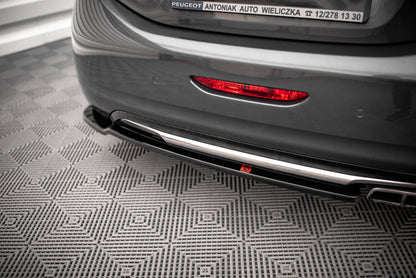 Heck Ansatz Flaps Diffusor für Peugeot 208 GTi Mk1 Carbon Look
