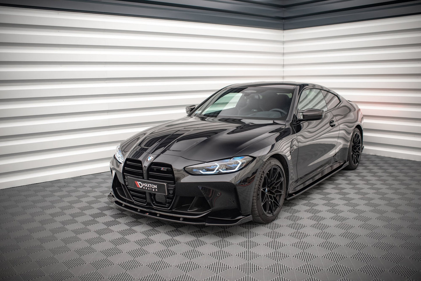 Front Ansatz V.3 für BMW M4 G82 / M3 G80 schwarz matt