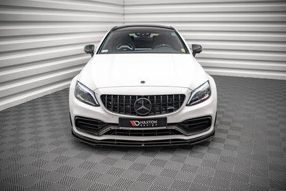 Front Ansatz V.1 für Mercedes-AMG C63 Coupe C205 Facelift Carbon Look