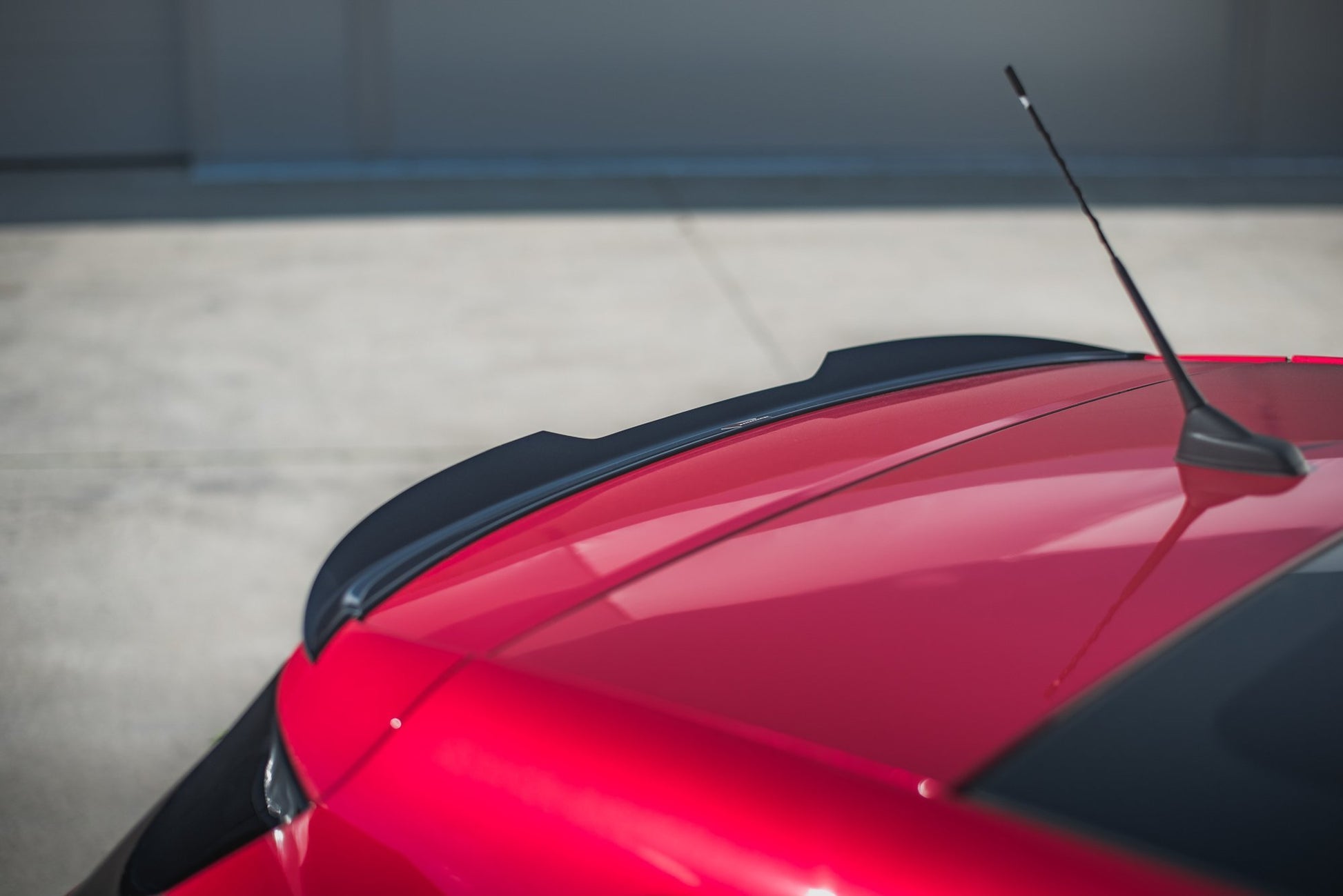 Spoiler CAP für Peugeot 308 GT Mk2 Facelift Carbon Look