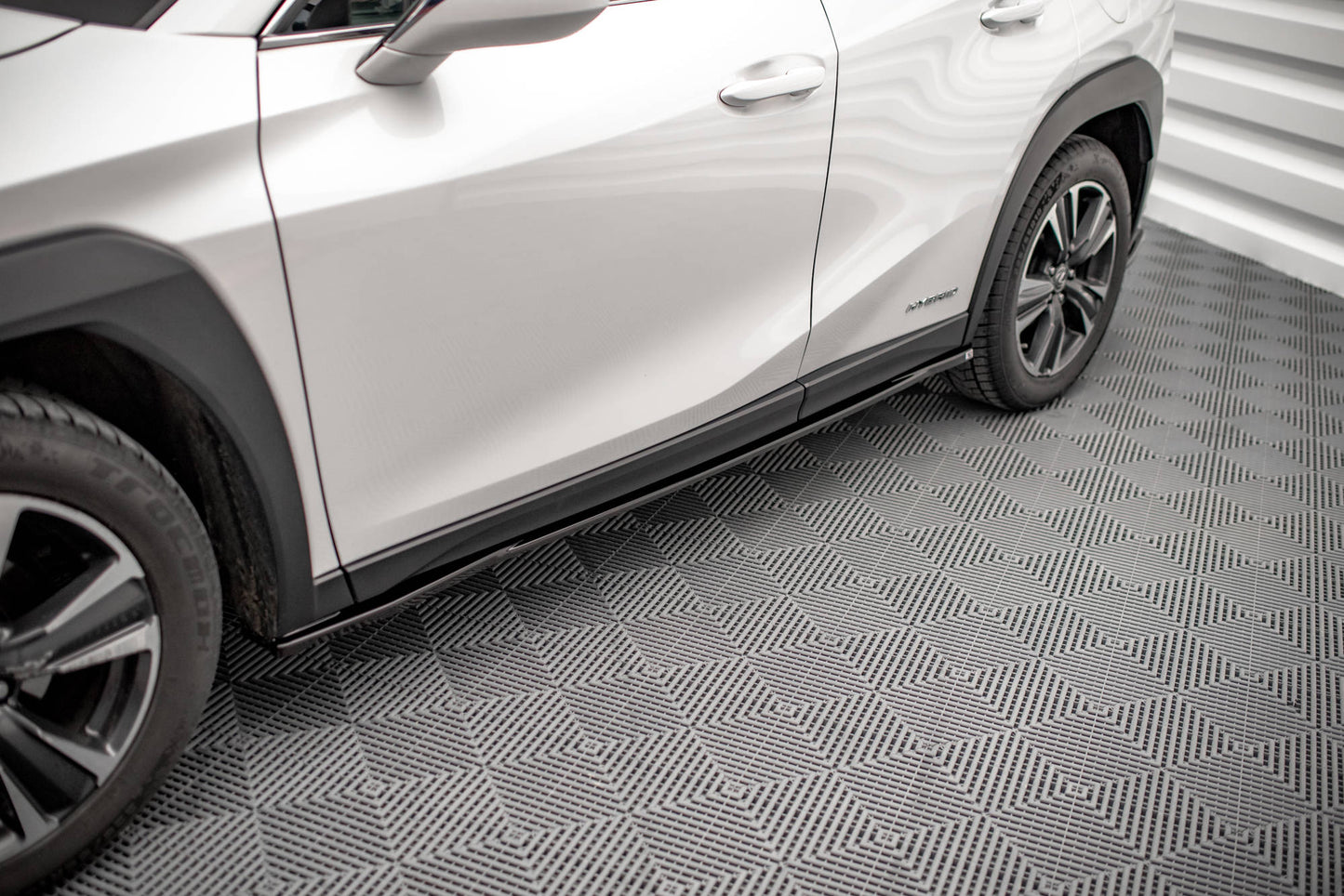 Seitenschweller Ansatz für Lexus UX Mk1 Carbon Look