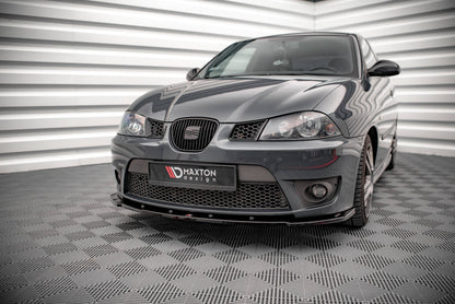 Front Ansatz V.1 für Seat Ibiza Cupra Mk3 schwarz Hochglanz