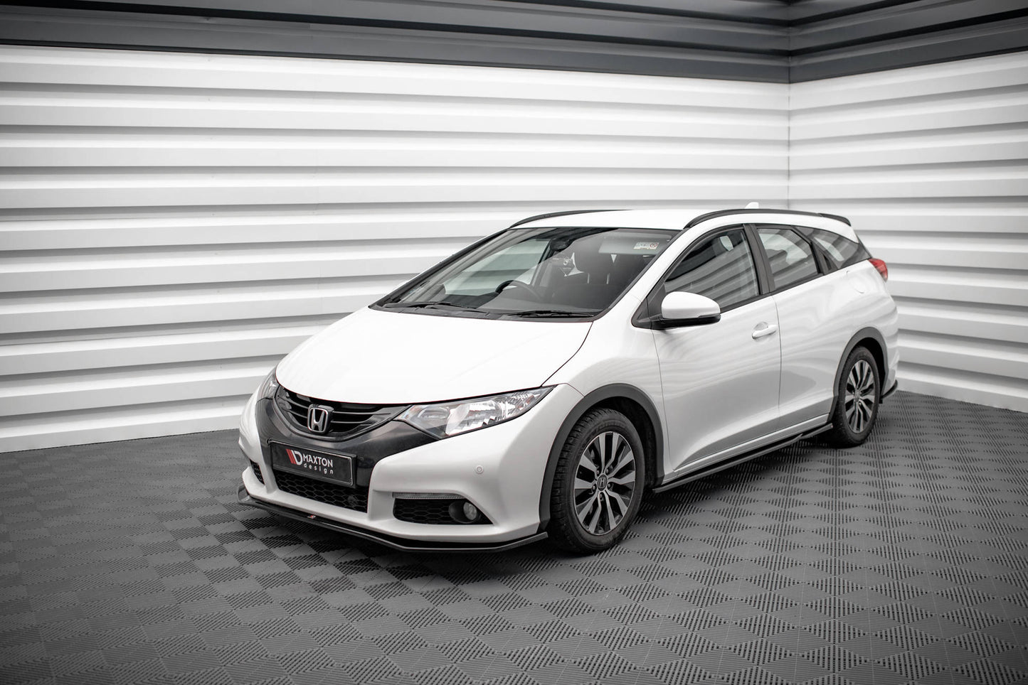 Seitenschweller Ansatz für Honda Civic Mk9 schwarz matt