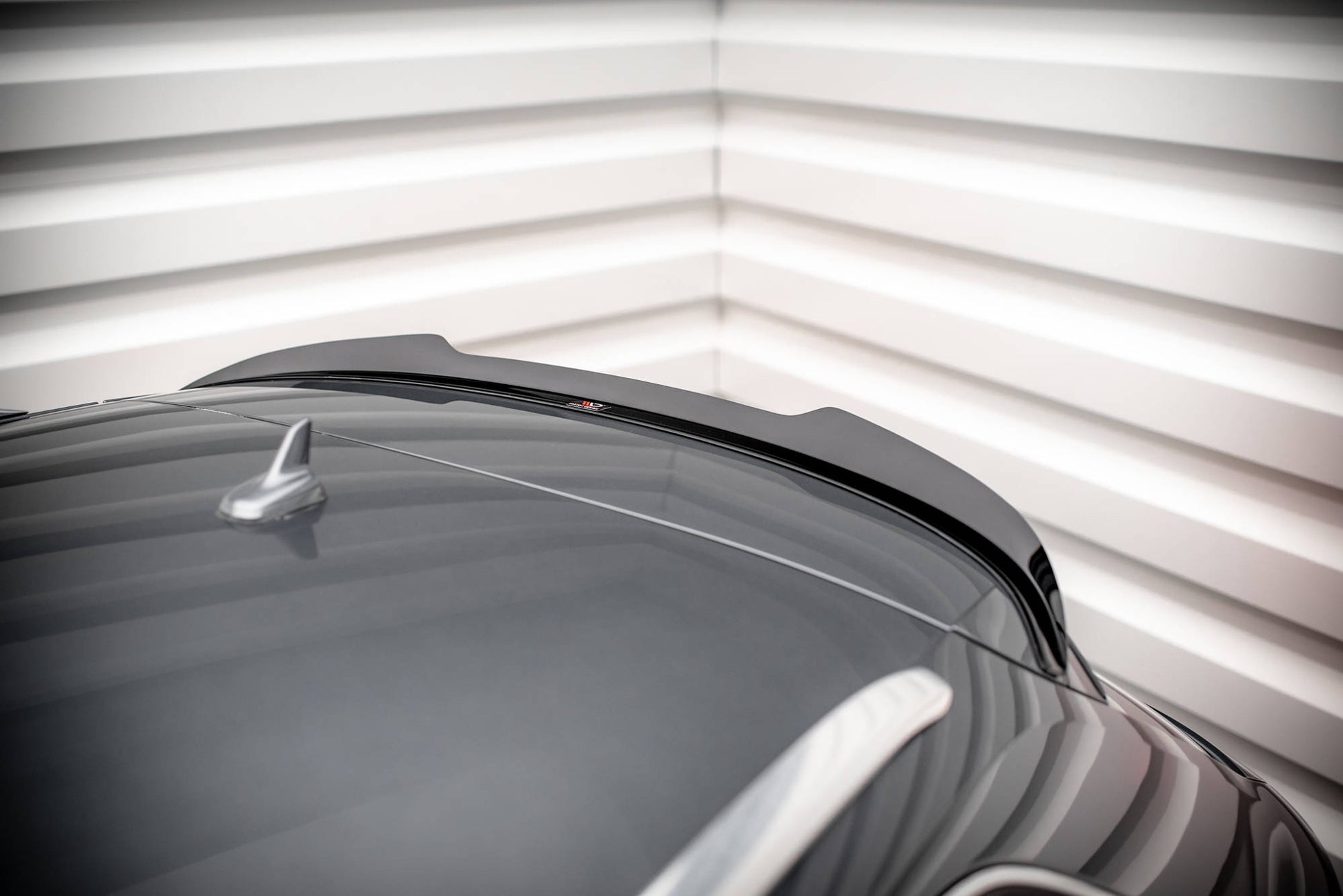 Spoiler CAP für Audi A3 Sportback 8V schwarz matt