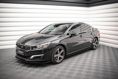 Seitenschweller Ansatz für Peugeot 508 GT Mk1 Facelift Carbon Look