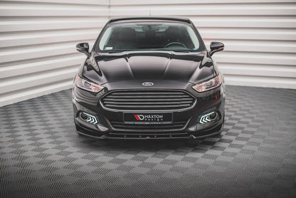 Front Ansatz für Ford Mondeo Mk5 schwarz Hochglanz