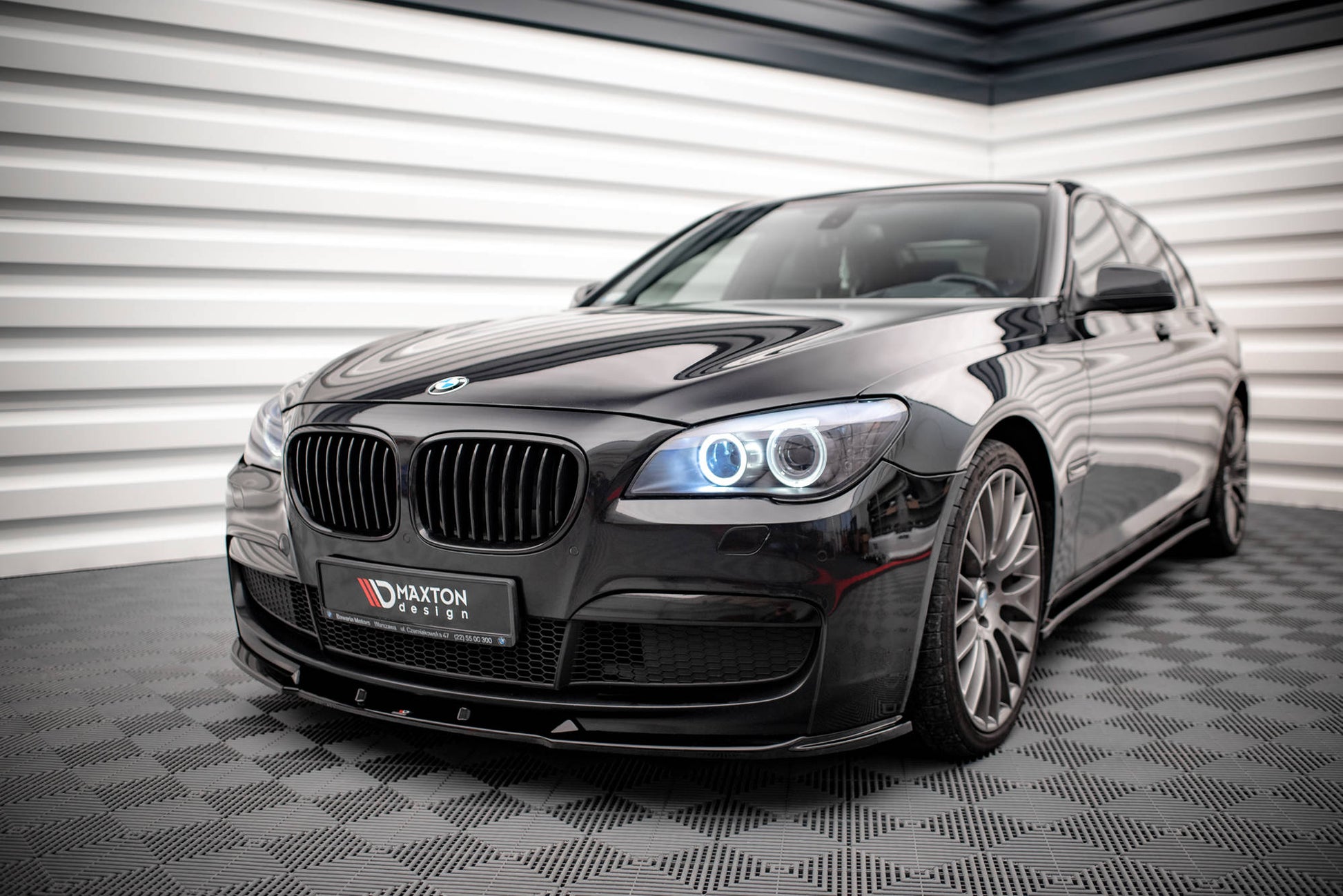 Front Ansatz V.2 für BMW 7 M-Paket F01 Carbon Look