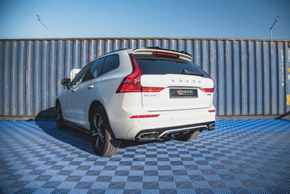 Mittlerer Diffusor Heck Ansatz DTM Look für Volvo XC60 Mk2 R-Design Carbon Look