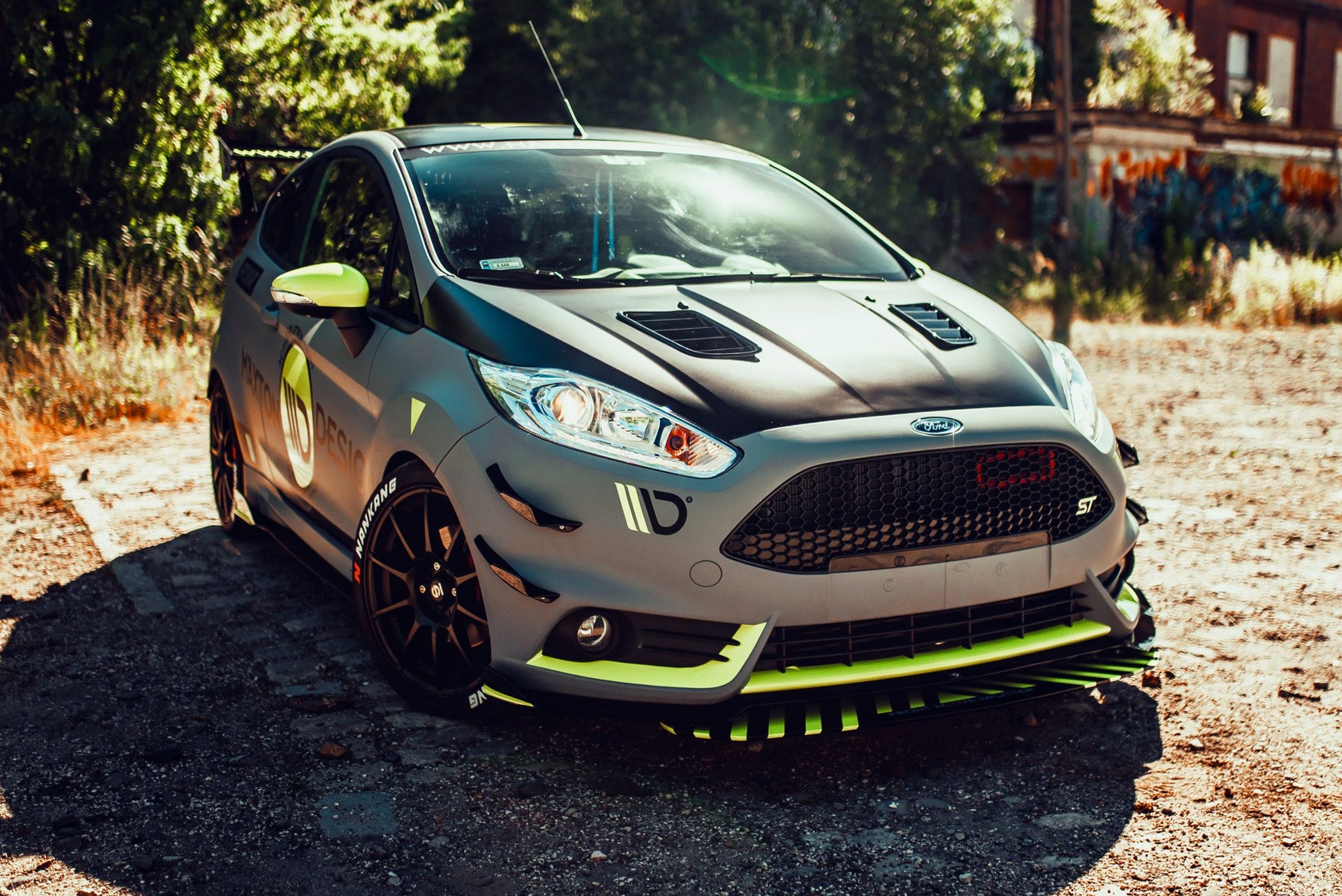 Stoßstangenflügel vorne (Canards) Ford Fiesta 7 ST Facelift