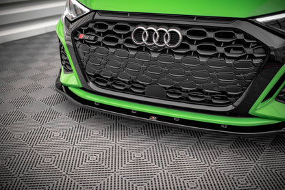 Front Ansatz V.2 für Audi RS3 8Y schwarz Hochglanz