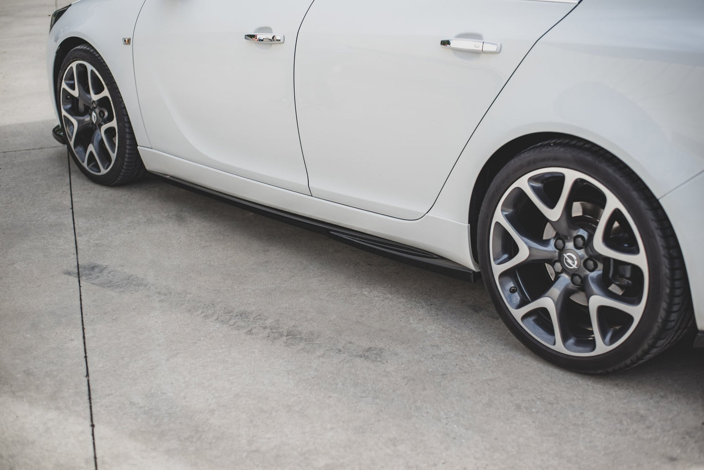 Seitenschweller Ansatz für Opel Insignia Mk. 1 OPC  schwarz Hochglanz