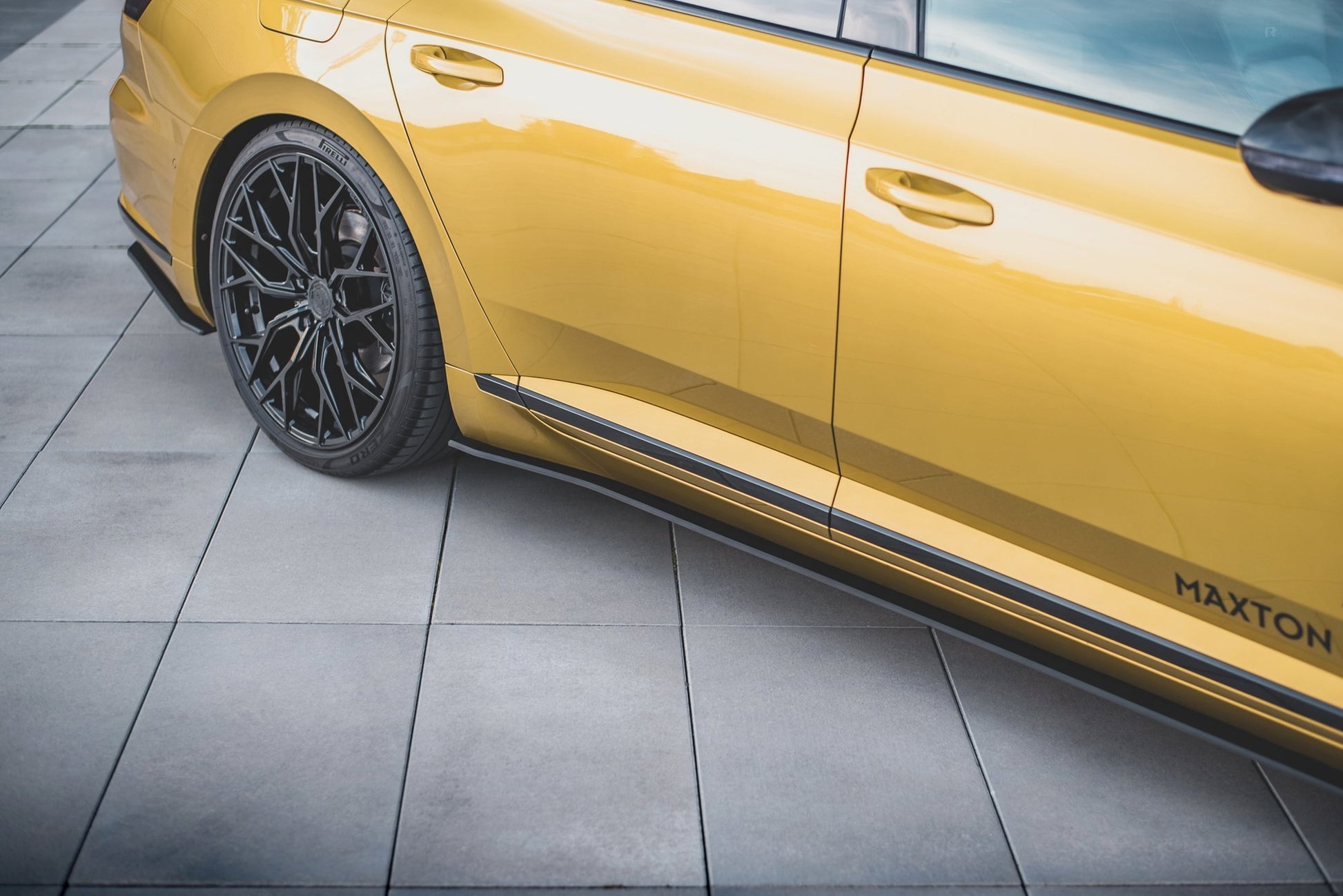 Robuste Racing Seitenschweller Ansatz für für Volkswagen Arteon R-Line