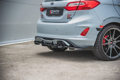 Robuste Racing Diffusor Heck Ansatz für Ford Fiesta Mk8 ST