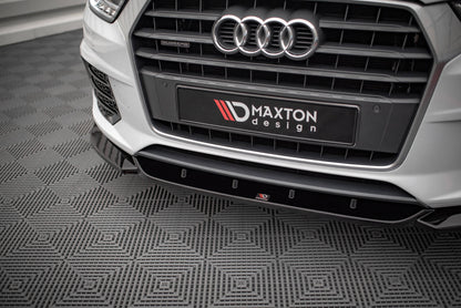 Front Ansatz V.1 für Audi Q3 8U Facelift schwarz matt