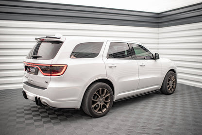 Heck Ansatz Flaps Diffusor für Dodge Durango RT Mk3 Carbon Look