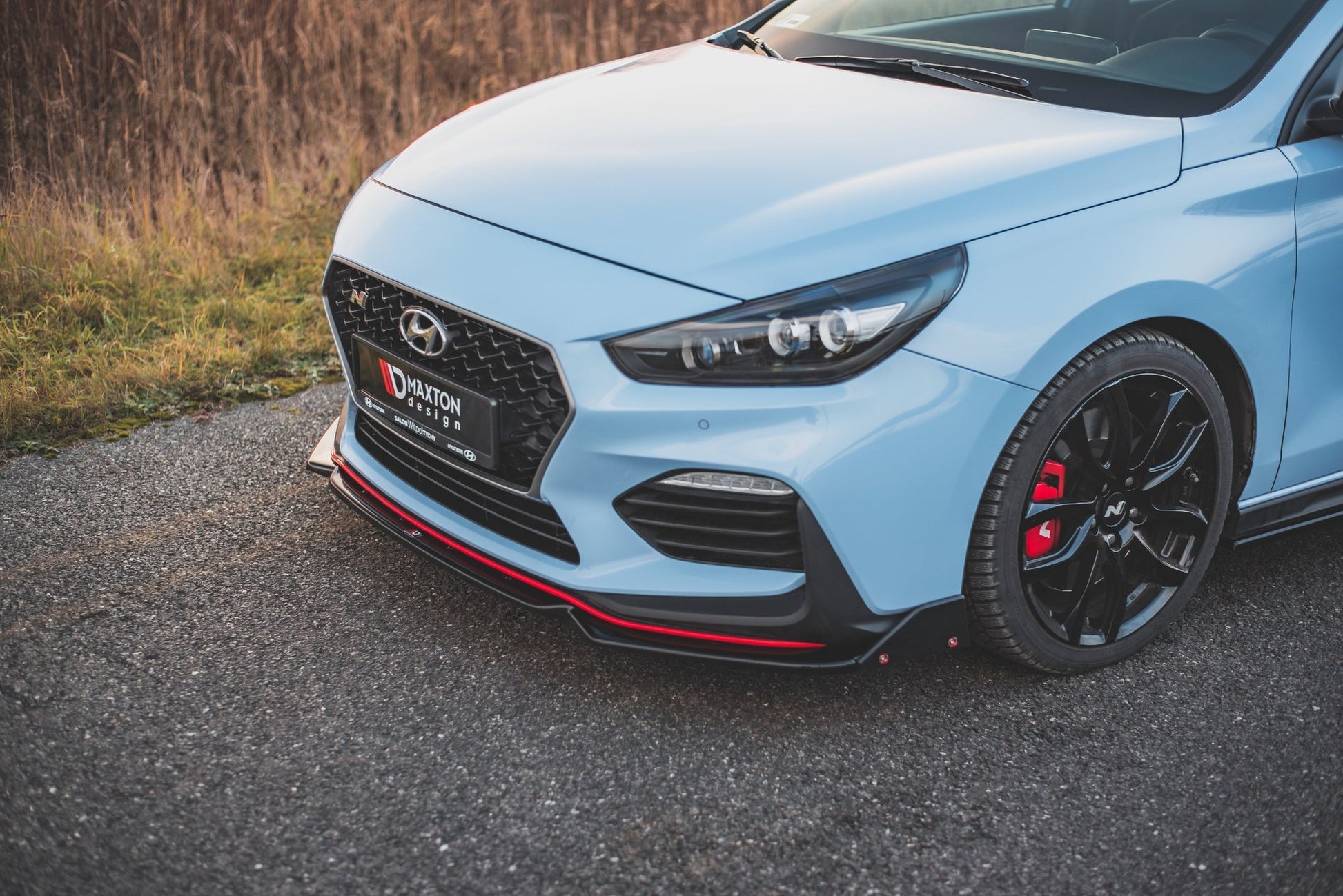 Front Ansatz +Flaps für V.6 Hyundai I30 N Mk3 Hatchback/Fastback