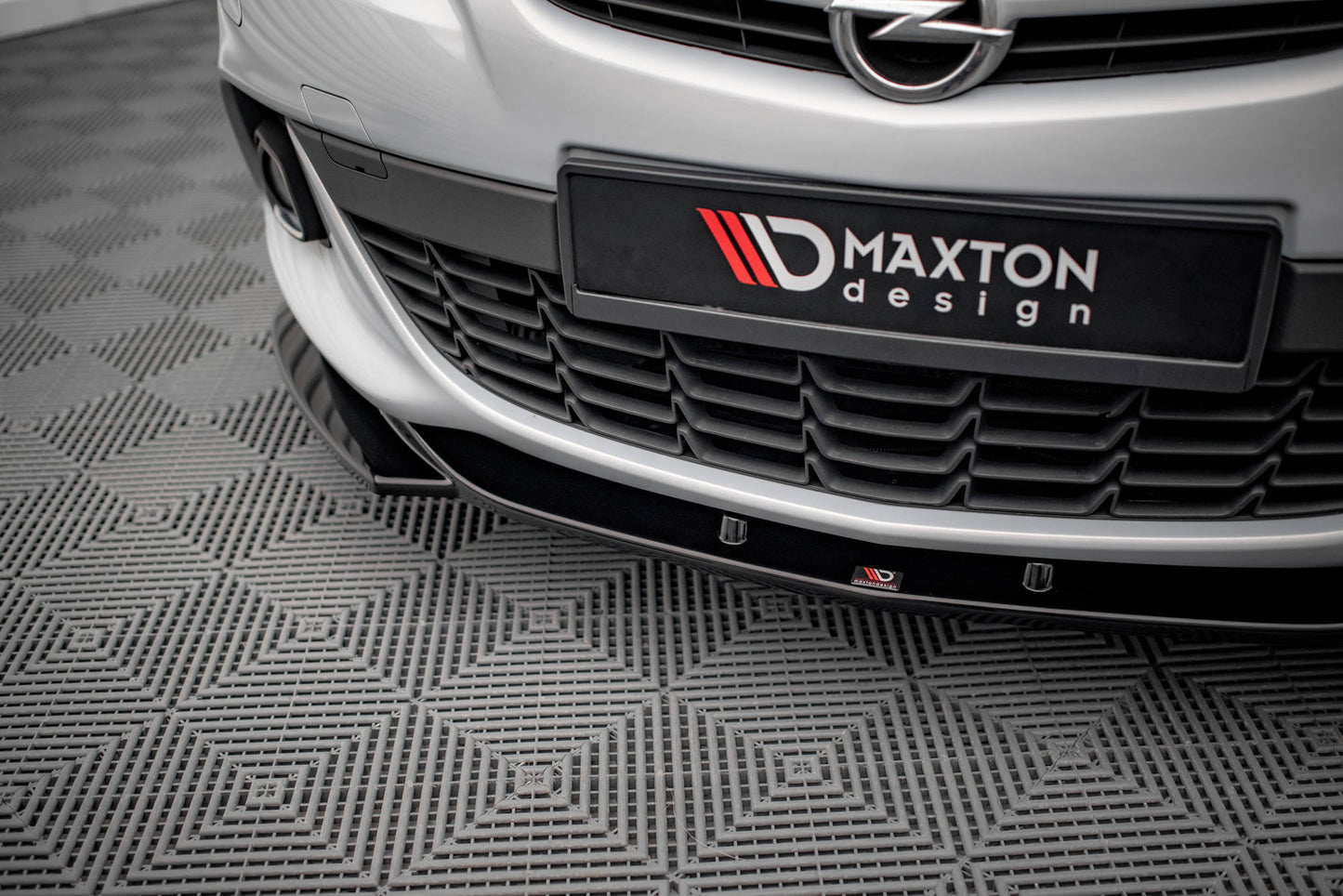 Front Ansatz V.1 für Opel Astra GTC OPC-Line J schwarz matt