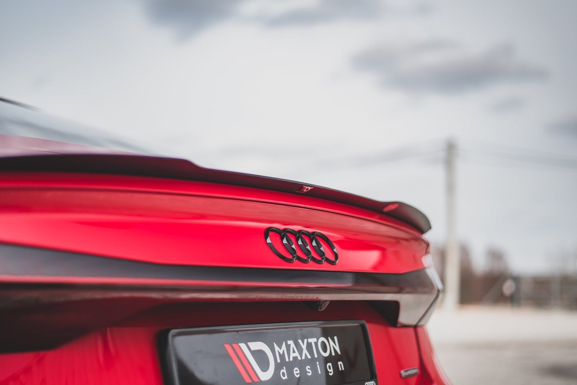 Spoiler CAP für Audi A7 C8 / C8 S-Line / S7 C8 / RS7 C8 Carbon Look
