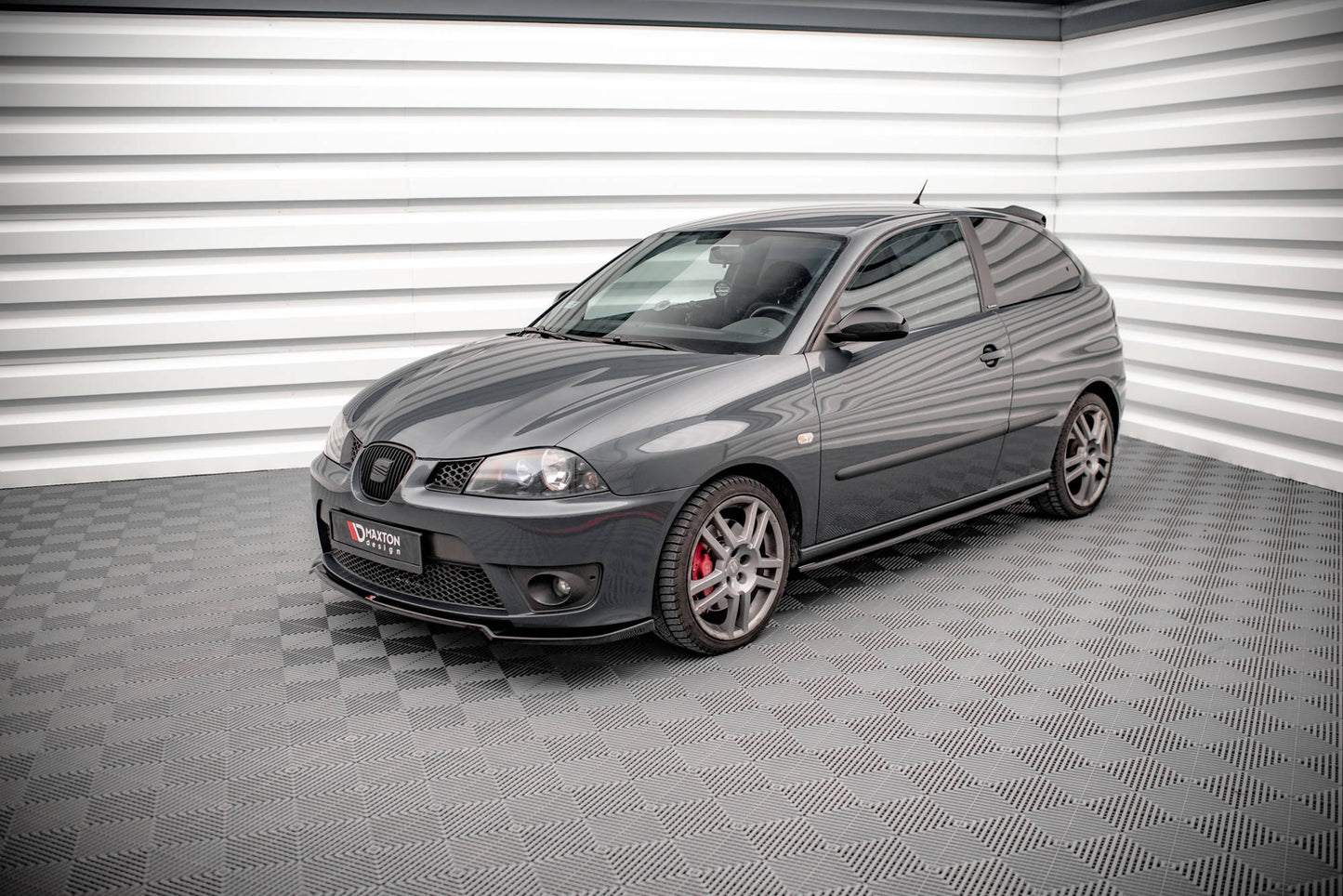 Seitenschweller Ansatz für Seat Ibiza Cupra Mk3 schwarz matt