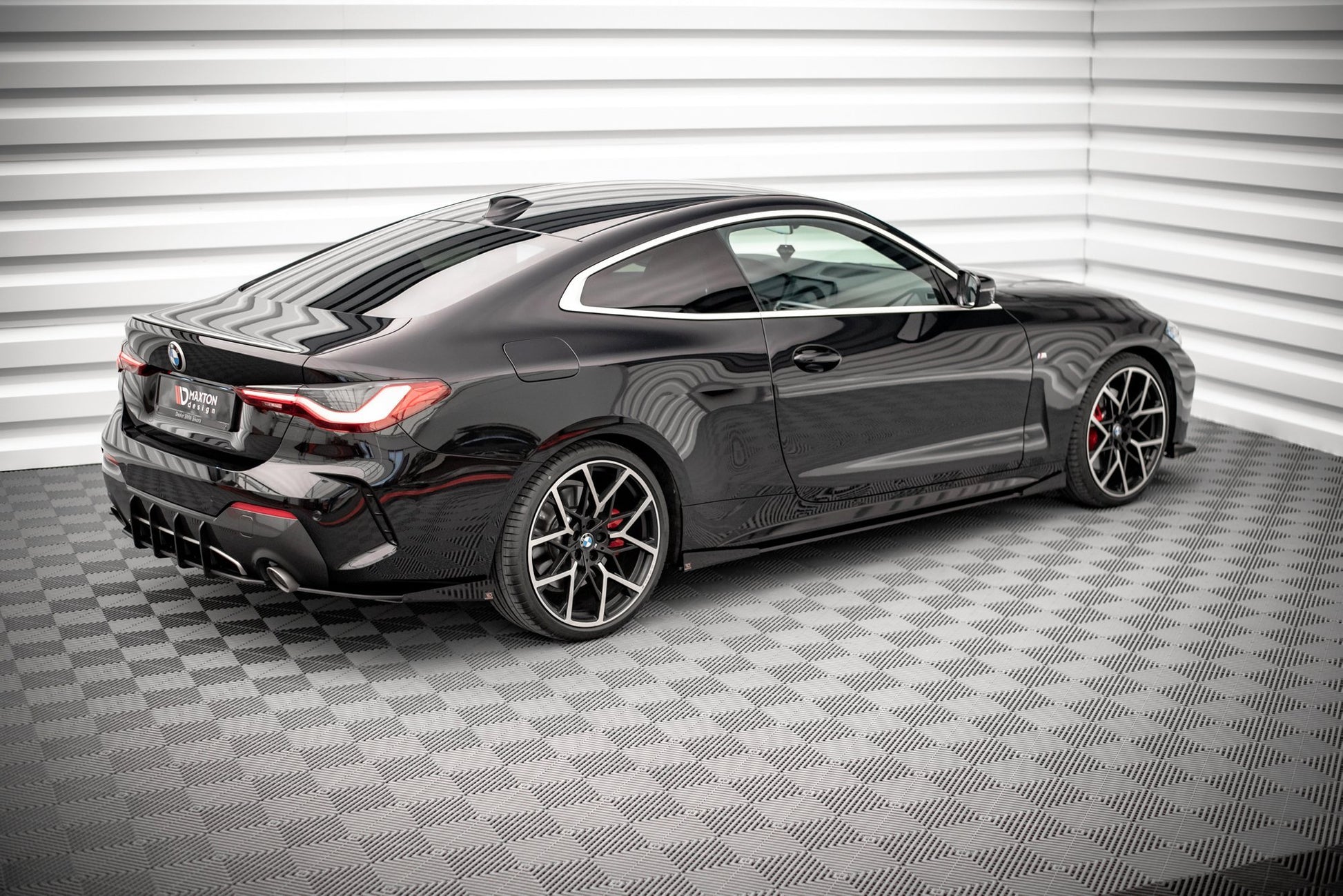 Side Flaps BMW 4er M-Paket G22 schwarz Hochglanz