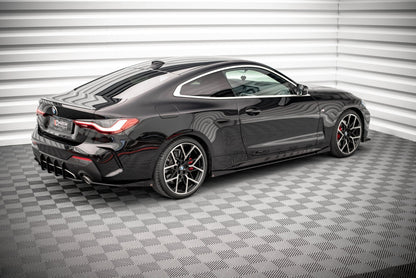 Side Flaps BMW 4er M-Paket G22 schwarz Hochglanz
