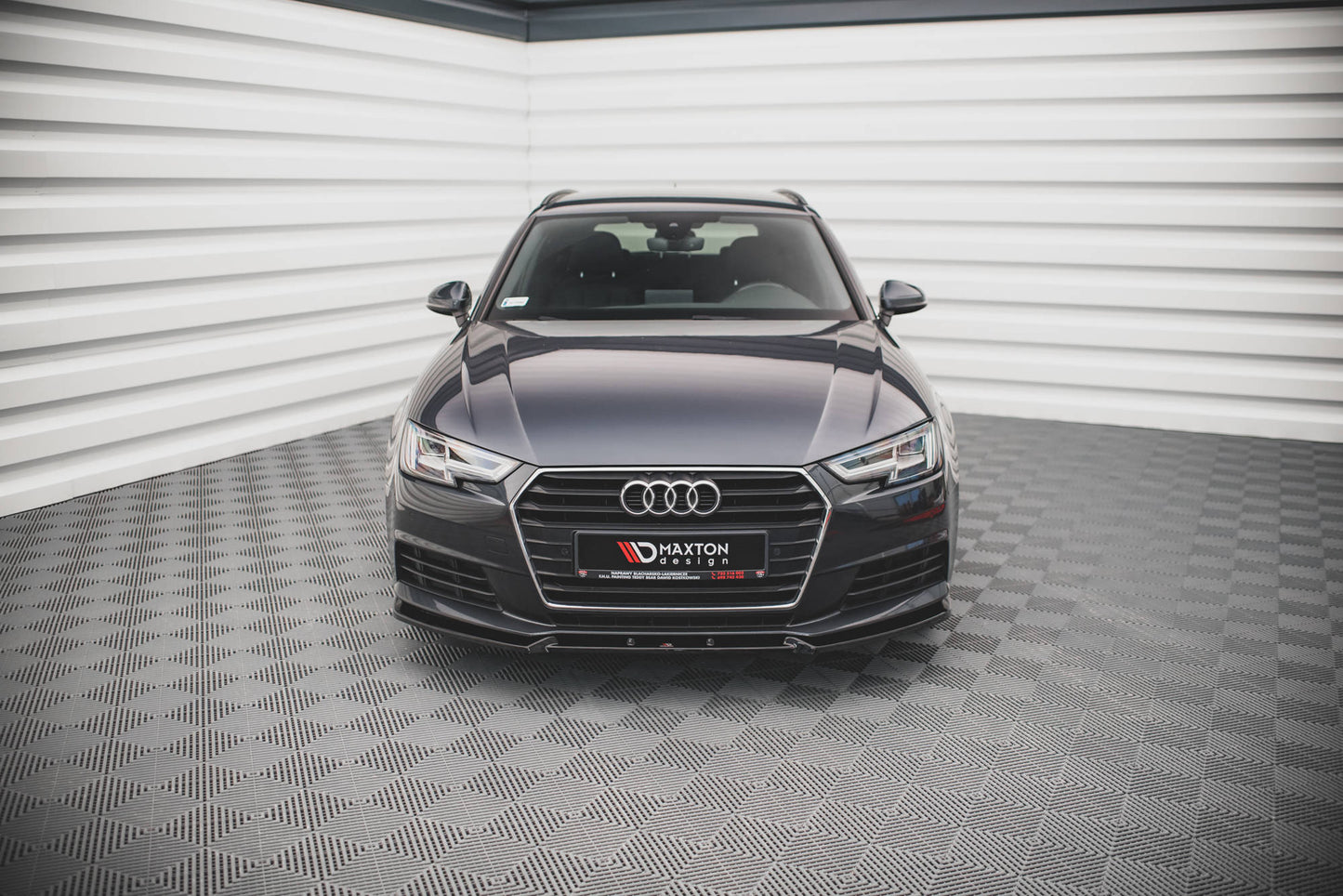 Front Ansatz V.1 für Audi A4 B9 Carbon Look