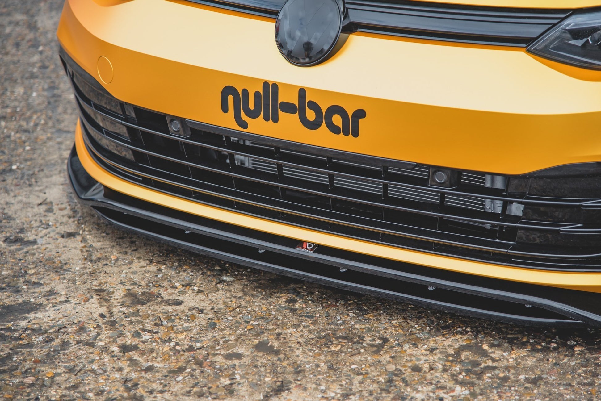 Front Ansatz V.2 für VW Golf 8  Carbon Look