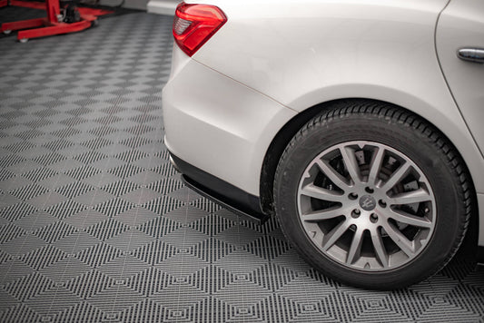 Heck Ansatz Flaps Diffusor für Maserati Ghibli Mk3 schwarz matt