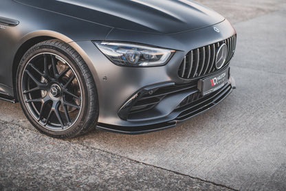 Front Ansatz V.1 für Mercedes-AMG GT 53 4-Door Coupe schwarz Hochglanz