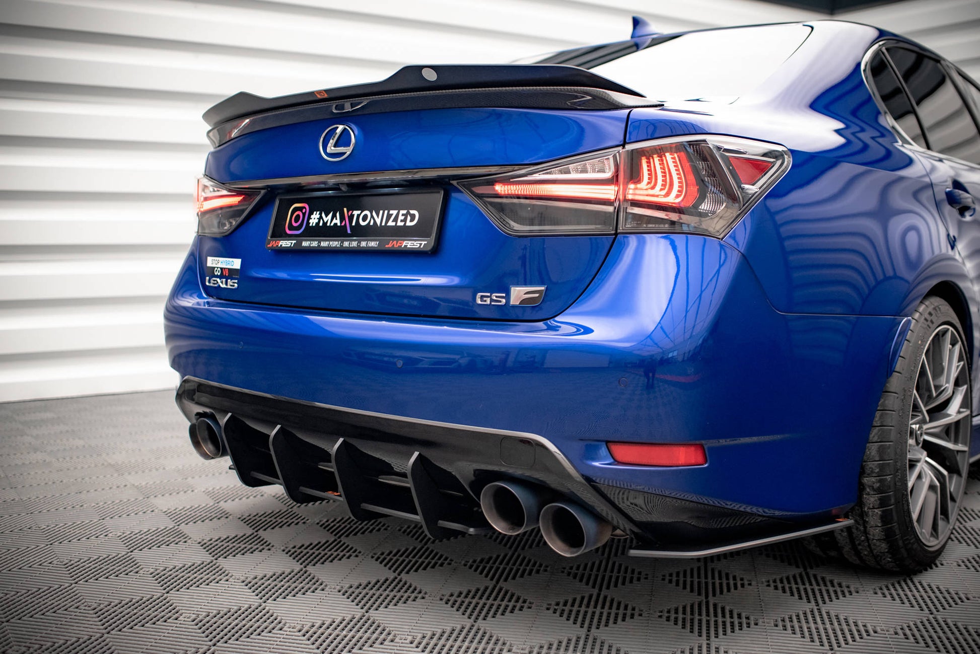 Street Pro Heckschürze für Lexus GS F Mk4 Facelift