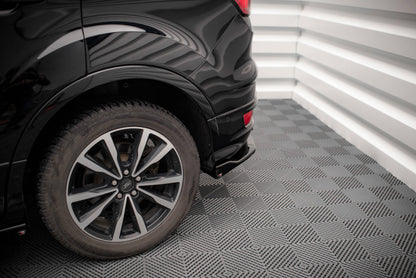 Heck Ansatz Flaps Diffusor für Ford Escape ST-Line Mk3 Carbon Look