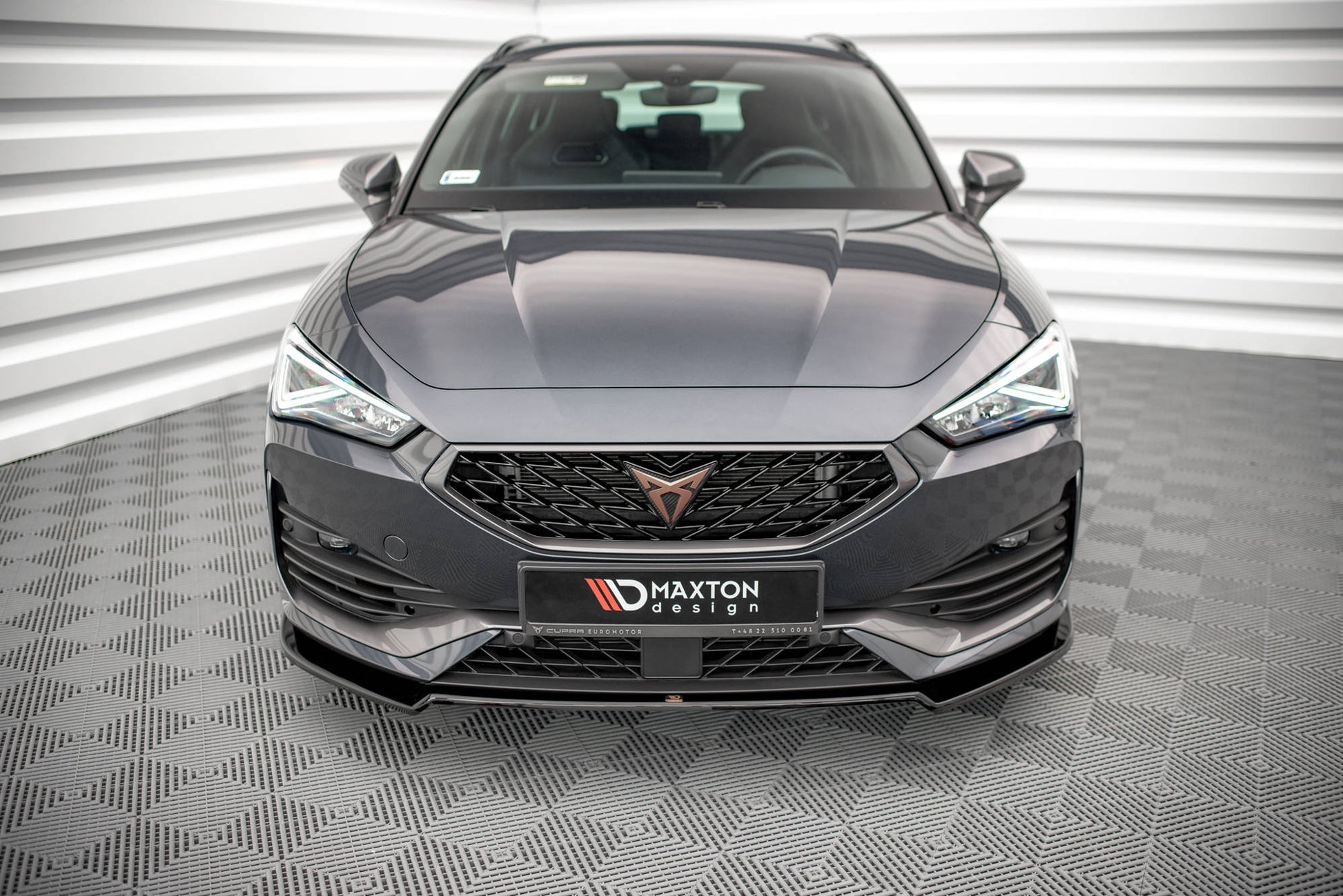 Front Ansatz V.2 für Cupra Leon schwarz matt