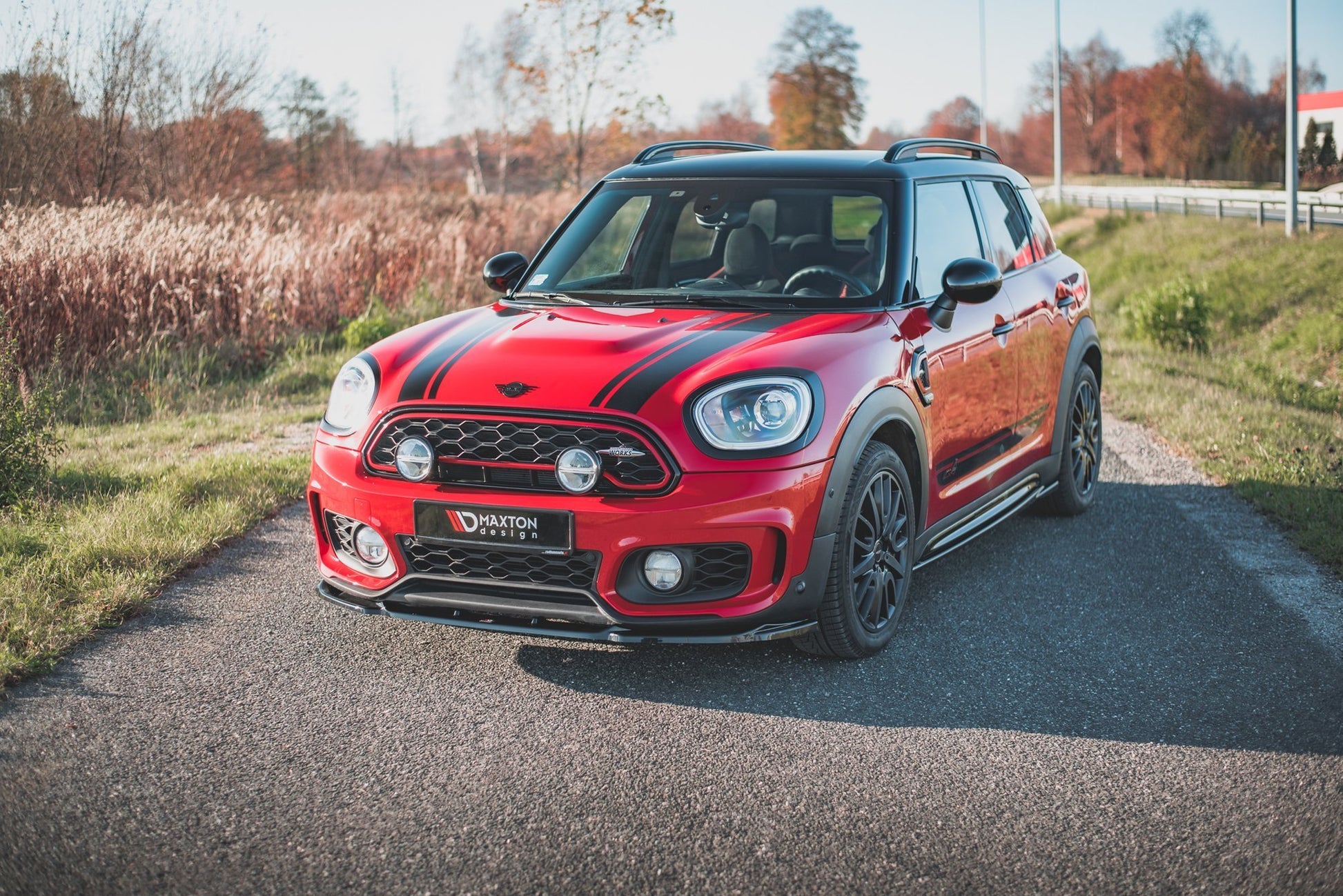 Front Ansatz V.2 für Mini Countryman Mk2 F60 JCW Carbon Look