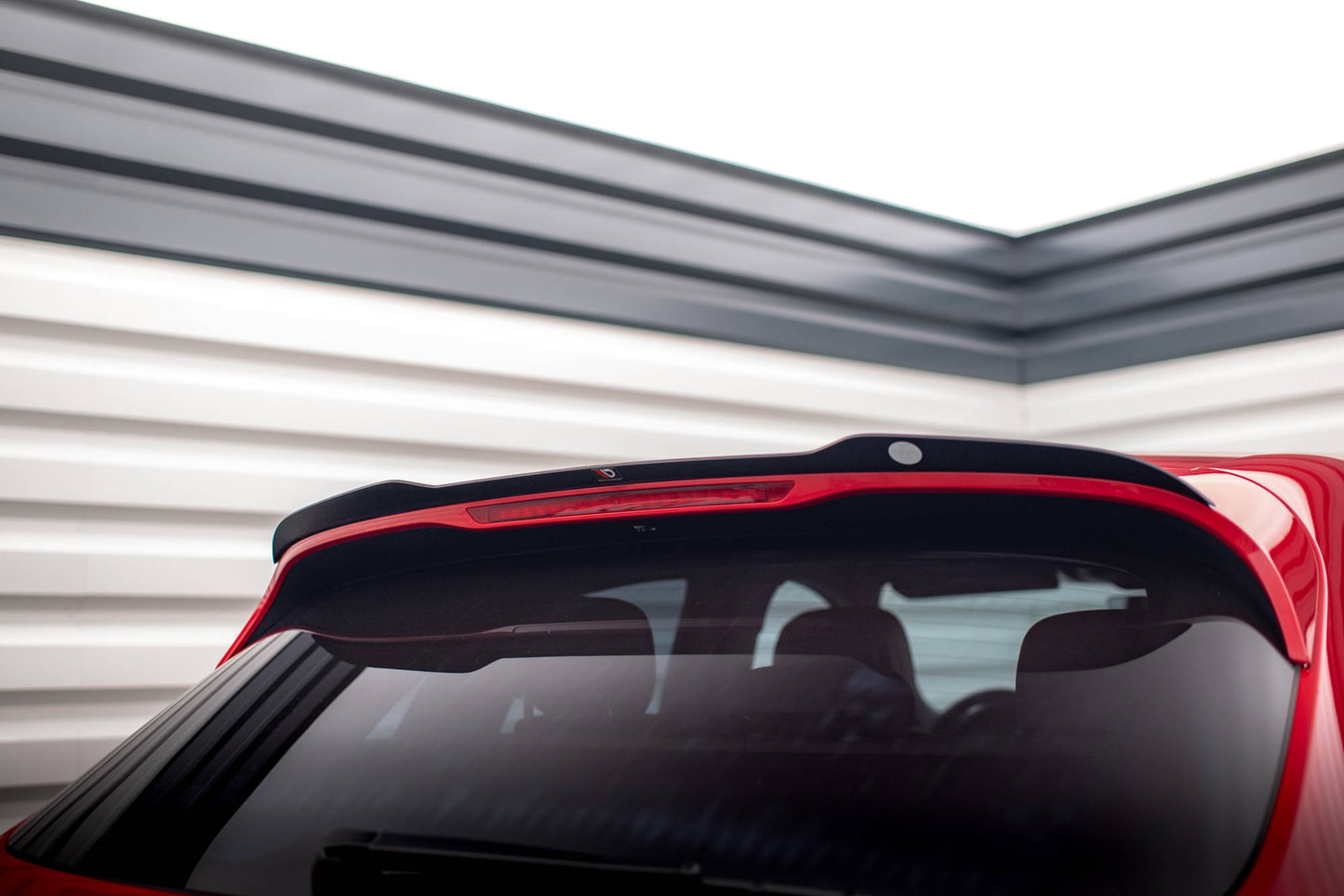 Spoiler CAP für Porsche Macan Mk1 Facelift schwarz Hochglanz