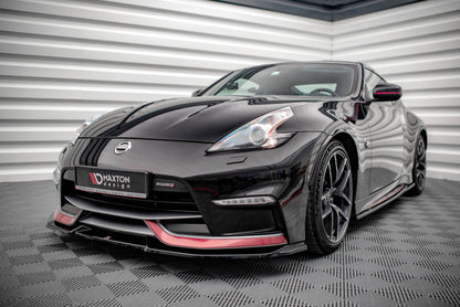 Front Ansatz V.2 für Nissan 370Z Nismo Facelift schwarz matt