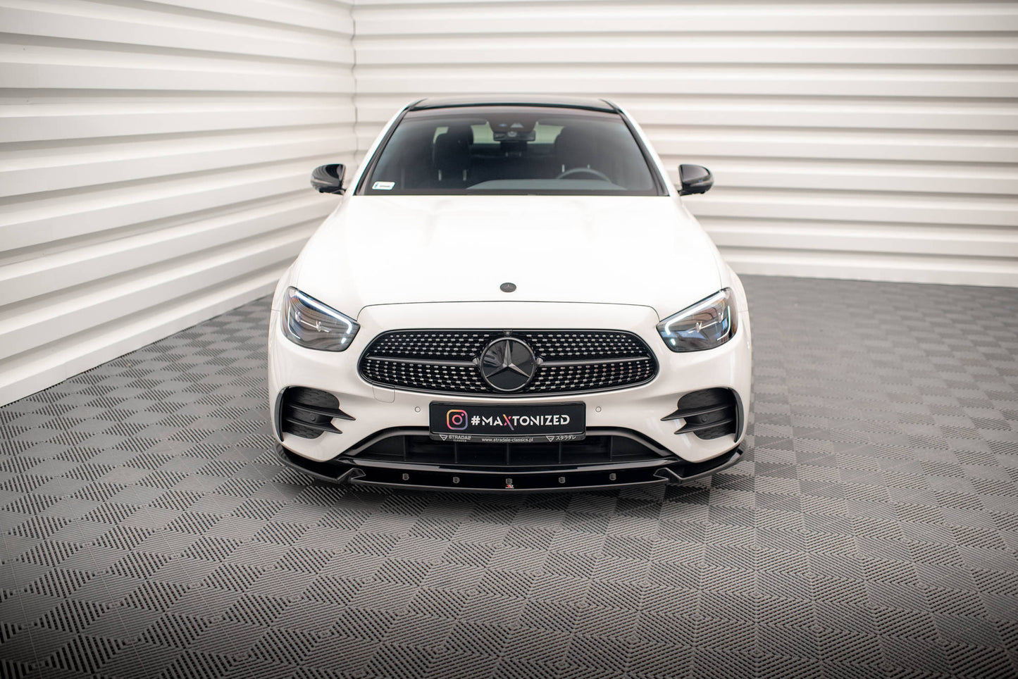 Front Ansatz V.2 für Mercedes-Benz E AMG-Line W213 Facelift Carbon Look