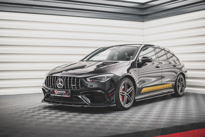 Front Ansatz V.1 für Mercedes-AMG CLA 45 Aero C118 schwarz Hochglanz