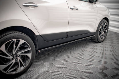 Seitenschweller Ansatz für Hyundai ix35 Mk1 Carbon Look