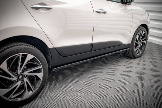 Seitenschweller Ansatz für Hyundai ix35 Mk1 Carbon Look