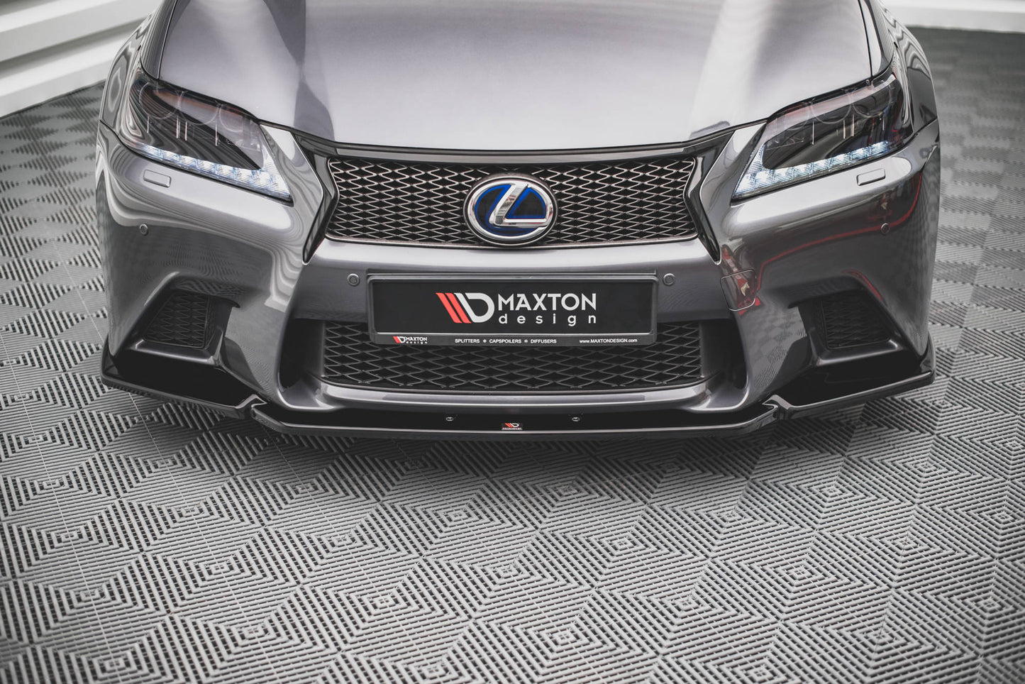 Front Ansatz V.1 für Lexus GS F Sport Mk4 (L10) schwarz matt