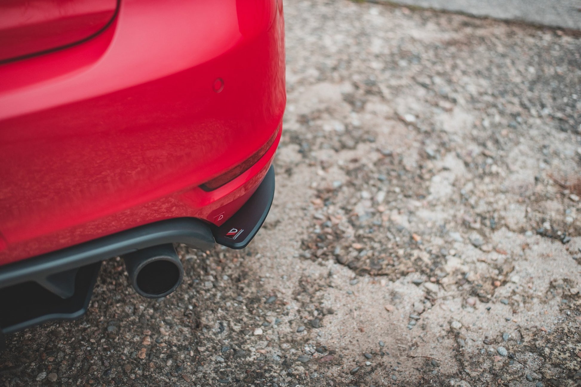 Robuste Racing Heck Ansatz Flaps Diffusor für Volkswagen Golf GTI Mk6